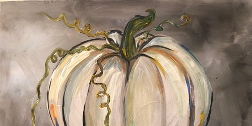 Paint and Sip White Pumpkin September 27th 6-830 @Eatology