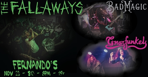 The Fallaways, Bad Magic, Gnarfunkel LIVE | iNFOnews.ca The Fallaways, Bad Magic, Gnarfunkel LIVE
