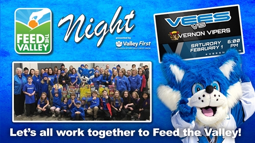 Feed The Valley: Penticton VEES vs. Vernon Vipers
