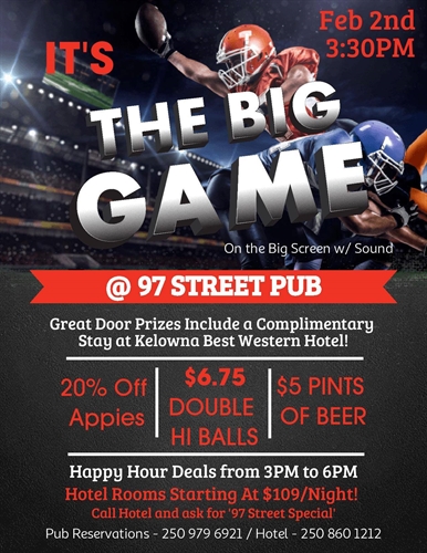 The Big Game! (Feb 2nd) | iNFOnews.ca The Big Game! (Feb 2nd)