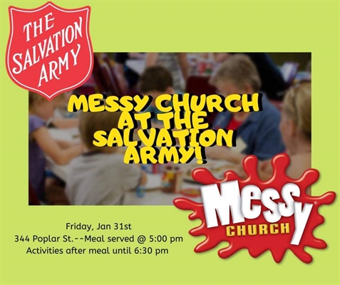 Messy Church! Free Spaghetti Dinner + Fun Family Activities! | iNFOnews.ca Messy Church! Free Spaghetti Dinner + Fun Family Activities!