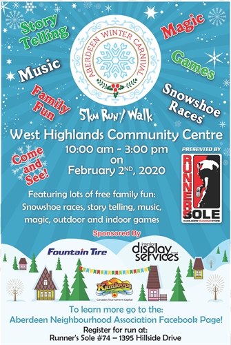 Aberdeen Winter Carnival and Fun Run/Walk | iNFOnews.ca Aberdeen Winter Carnival and Fun Run/Walk
