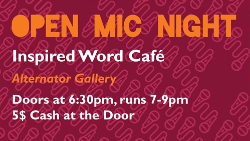 February Open Mic/Open Slam | iNFOnews.ca February Open Mic/Open Slam