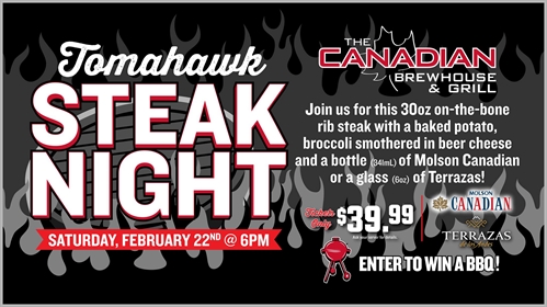 Tomahawk Steak Night (Kelowna)
