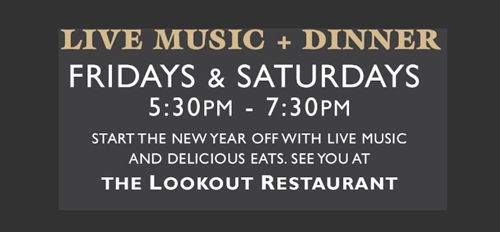 Live Music at The Lookout Restaurant with Billy Wiseman | iNFOnews.ca Live Music at The Lookout Restaurant with Billy Wiseman