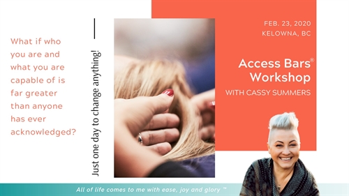 Access Bars® Workshop in Kelowna with Cassy Summers