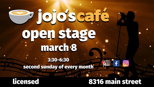 Open Stage at Jojo's Cafe | iNFOnews.ca Open Stage at Jojo’s Cafe
