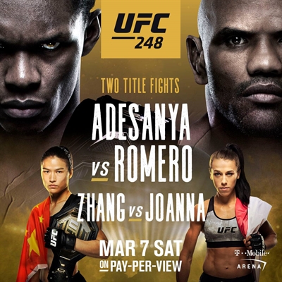 UFC 248 Adesanya Vs. Romero Middleweight Title Fight