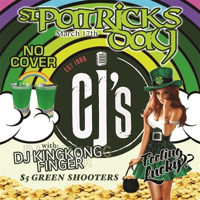 St. Patrick's Day at CJ's! | iNFOnews.ca St. Patrick’s Day at CJ’s!