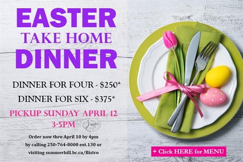 Easter Take Home Dinner
