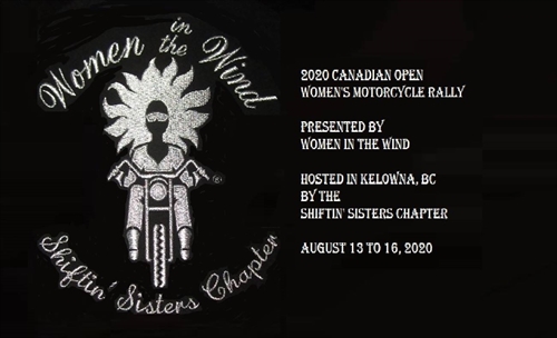 2020 Canadian Open Women’s Motorcyclists Rally (Postponed)