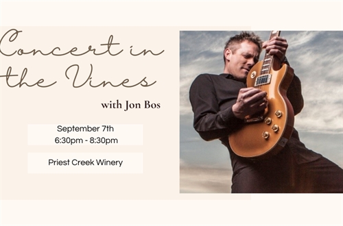 Concert in the Vine with Jon Bos