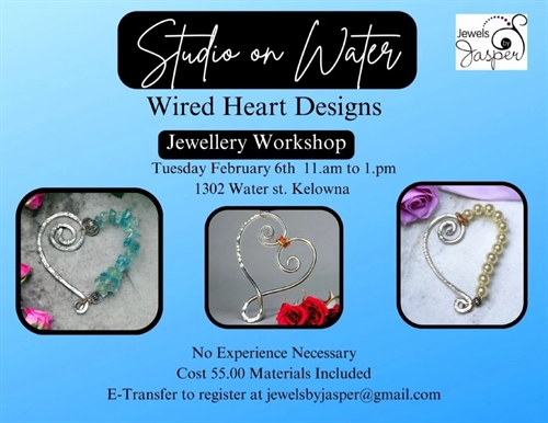 Studio on Water Wired Heart Designs Workshop