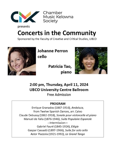 Free Chamber Music Kelowna Concert