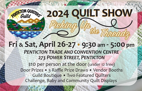 Quilt Show: ‘Picking Up the Threadz’ (Friday & Saturday)