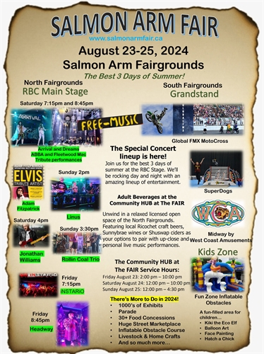 Salmon Arm Fair 2024 (Friday to Sunday) | iNFOnews.ca Salmon Arm Fair 2024 (Friday to Sunday)