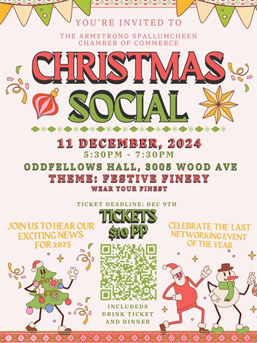 2024 Armstrong Spallumcheen Chamber of Commerce Christmas Social! | iNFOnews.ca 2024 Armstrong Spallumcheen Chamber of Commerce Christmas Social!