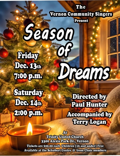 Season of Dreams Christmas Concert (Friday and Saturday) | iNFOnews.ca Season of Dreams Christmas Concert (Friday and Saturday)
