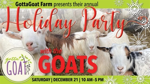 Holiday Party with the Goats | iNFOnews.ca Holiday Party with the Goats