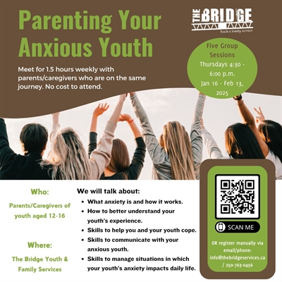 Parenting Your Anxious Youth (Thursdays)