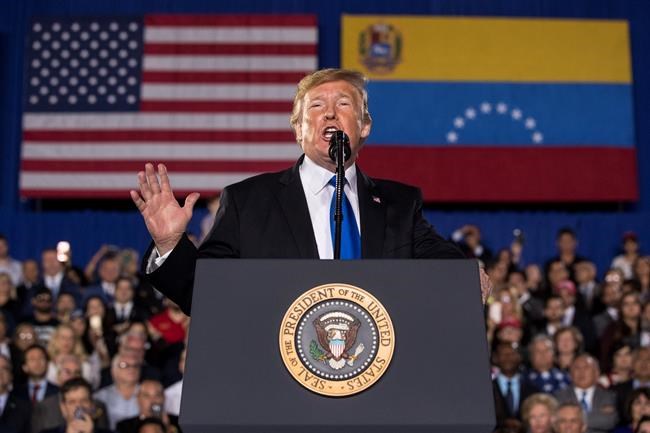 The Latest: Maduro says Trump sounds almost Nazi-like | iNFOnews.ca