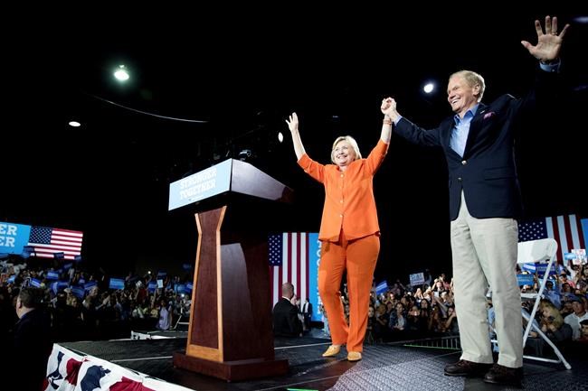 Clinton spends big on Olympic ads, with Trump on sidelines | iNFOnews.ca CP1995103357