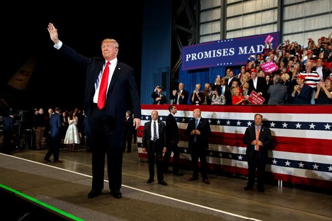 The Latest: Trump says Democrats have a 'wrecking ball' | iNFOnews.ca