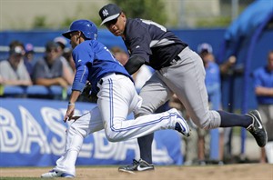 Alex Rodriguez draws cheers, boos in 1st spring road game, Blue Jays top Yankees 1-0 | iNFOnews.ca CP32290991