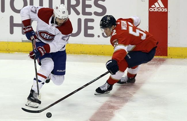 Reimer stops 37 for another shutout, Panthers beat Habs 2-0 | iNFOnews.ca