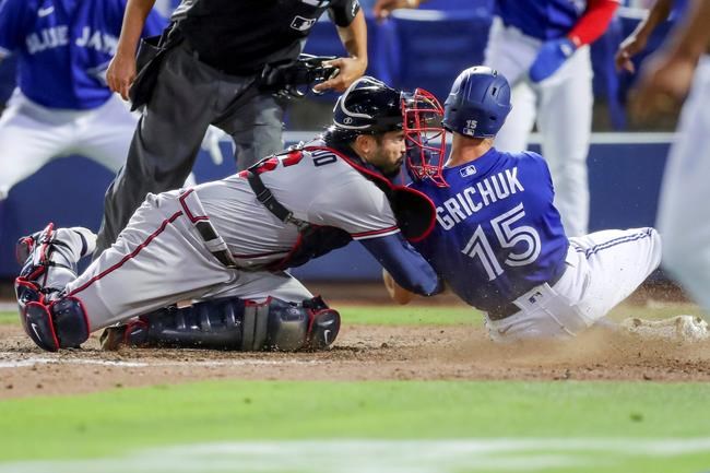 Grichuk single in 10th, Springer 2 HRs as Jays beat Braves | iNFOnews.ca Grichuk single in 10th, Springer 2 HRs as Jays beat Braves | iNFOnews.ca