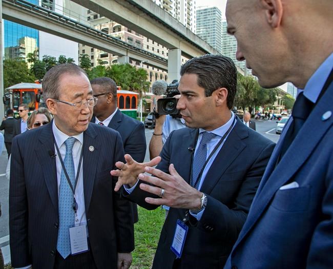 Former UN leader tours climate adaptation projects in Miami | iNFOnews.ca