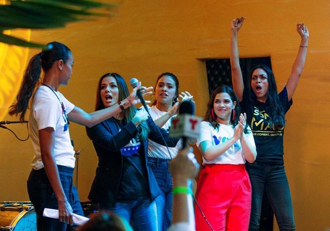 Longoria, Ferrera, Saldana and more rally for Latino votes | iNFOnews.ca