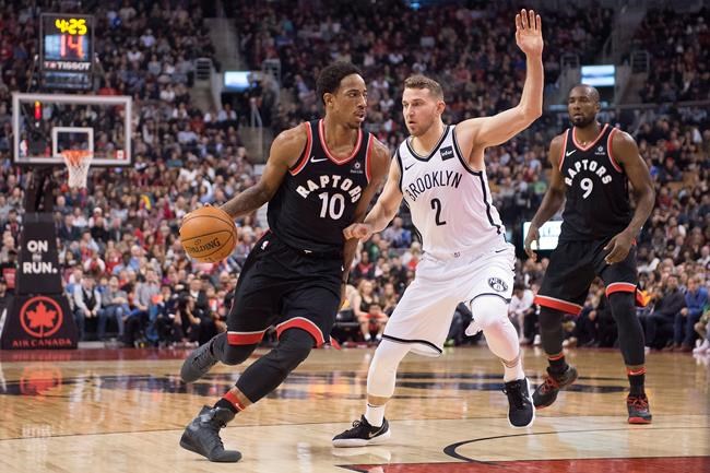 DeRozan scores 31, Lowry has triple double in Raptors' rout of Nets | iNFOnews.ca DeRozan scores 31, Lowry has triple double in Raptors' rout of Nets | iNFOnews.ca