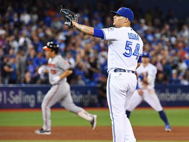 Osuna gives up two-run homer in ninth as Blue Jays drop 3-2 decision to Orioles | iNFOnews.ca