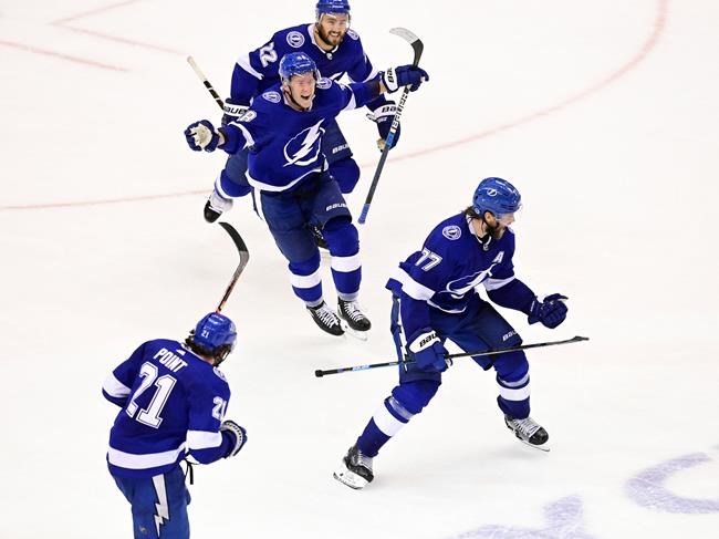 Lightning beat Bruins in double overtime to take series in five games | iNFOnews.ca