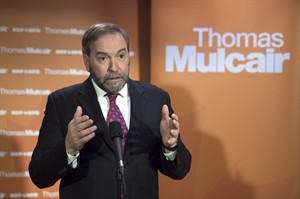 Mulcair calls the Harper government'
surplus prediction 'a mirage' | iNFOnews.ca CP30674560