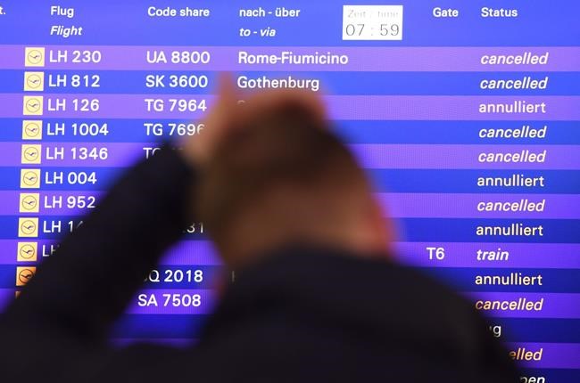 Pilot strike prompts Lufthansa to scrap 1,700 more flights | iNFOnews.ca Pilot strike prompts Lufthansa to scrap 1,700 more flights | iNFOnews.ca