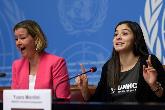 Syria-born Olympian takes advocacy role at UN refugee agency | iNFOnews.ca