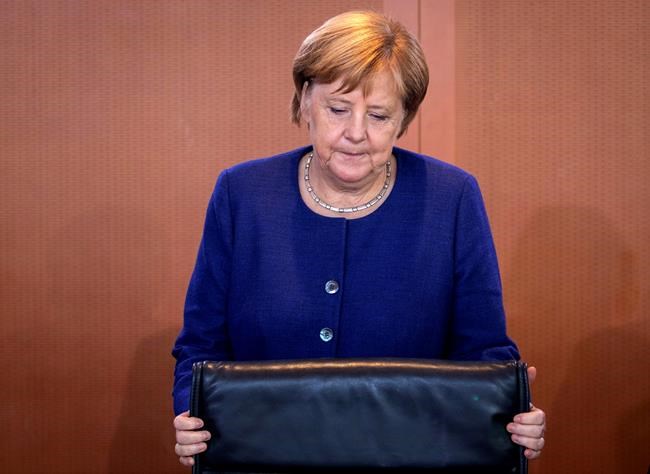 Germany: Merkel won't call confidence vote after ally ousted | iNFOnews.ca CP1120770396