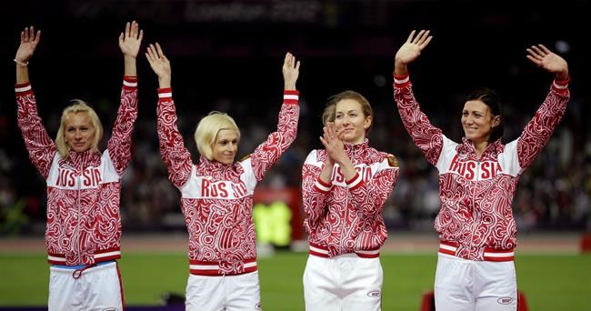 Russia loses 2012 Olympic silver in women's 4x400 relay | iNFOnews.ca