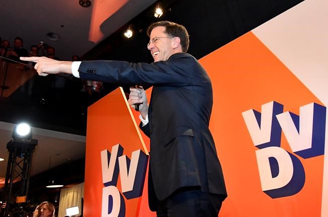 Dutch PM Rutte claims win over 'wrong kind of populism' | iNFOnews.ca