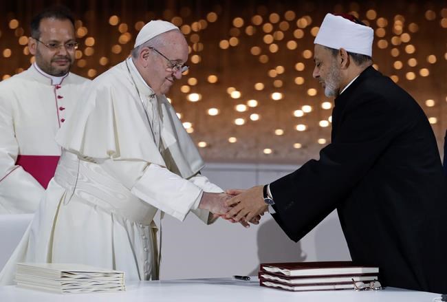 Pope in historic UAE visit urges faith leaders to reject war | iNFOnews.ca Pope in historic UAE visit urges faith leaders to reject war | iNFOnews.ca