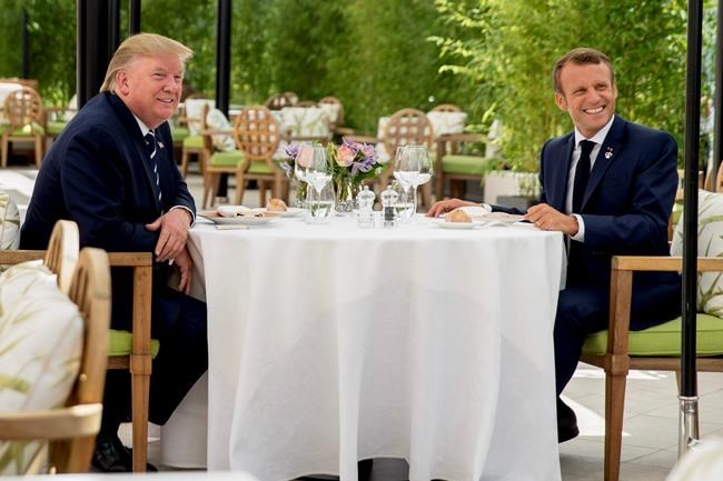 The Latest: Trump and Macron to hold news conference | iNFOnews.ca