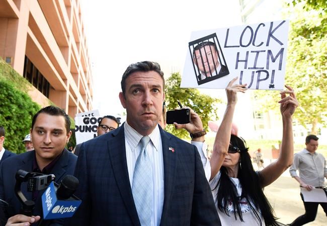 The Latest: Rep. Hunter’s opponents applaud his decision | iNFOnews.ca