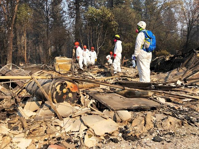 The Latest: California wildfire missing list rises to 870 | iNFOnews.ca