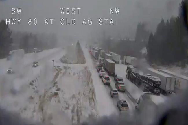The Latest: I-80 in Sierra open both ways in snowstorm | iNFOnews.ca