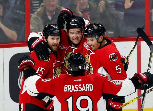 Condon makes 35 saves, Senators beat Oilers to snap winless streak | iNFOnews.ca