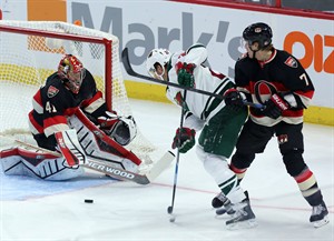Hoffman scores twice, Anderson stops 34 shots as Sens blank Wild | iNFOnews.ca CP30603604
