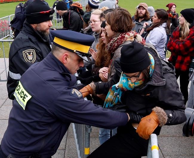 Police issue 99 trespass citations during pipeline protest on Parliament Hill | iNFOnews.ca