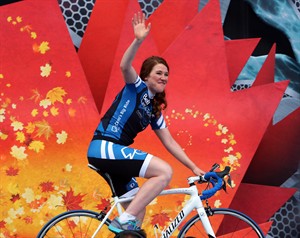 Olympian ends cross-Canada mental health ride on Parliament Hill | iNFOnews.ca CP28979104